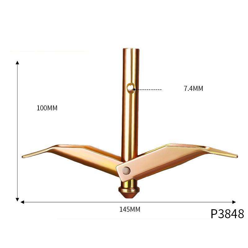 

2 шт. Сверхпрочные грунтовые анкеры Фиксаторы для теплиц и виноградных шпалер Двухслойные земляные анкеры для ветвей деревьев и виноградников синий