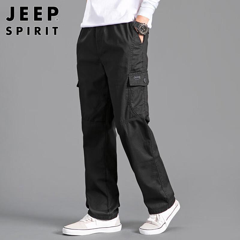 JEEP SPIRIT Men's Loose Fit Cargo Pants