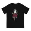 Pretty Art All Knight T Shirt Men's  100% Cotton Vintage T-Shirts Round Neck Hollow Knight Games Tee Shirt Short Sleeve