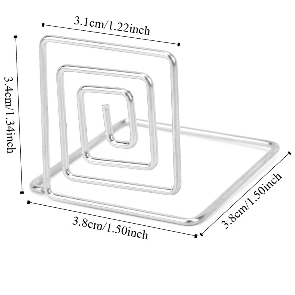 

10Pcs Metal Material Table Number Holders Silver/ Rose Gold/ Gold Picture Holder Wedding Event