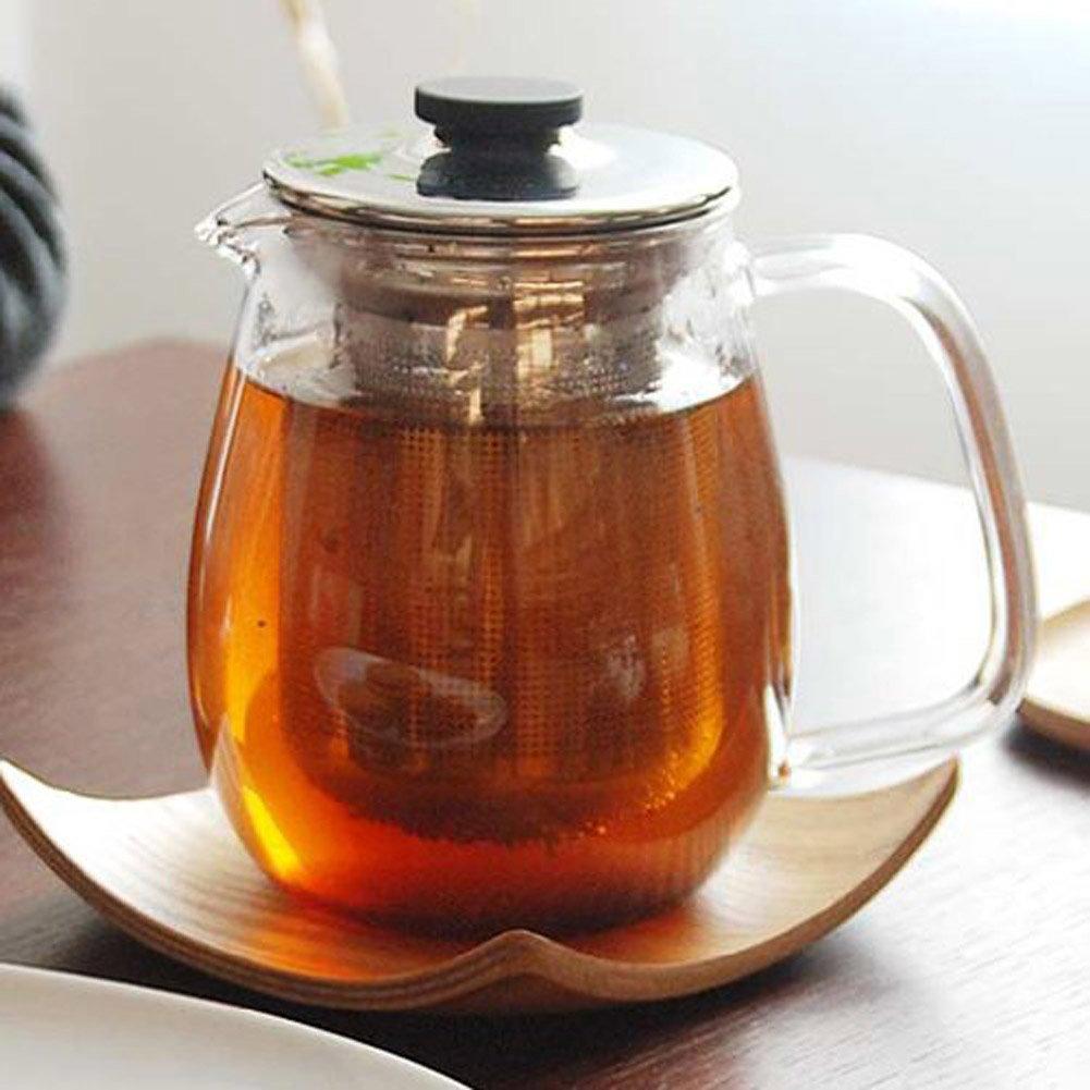 Kinto UNITEA Teapot 680ml Stainless Steel Dishwasher Safe Heat Resistant Glass 8309