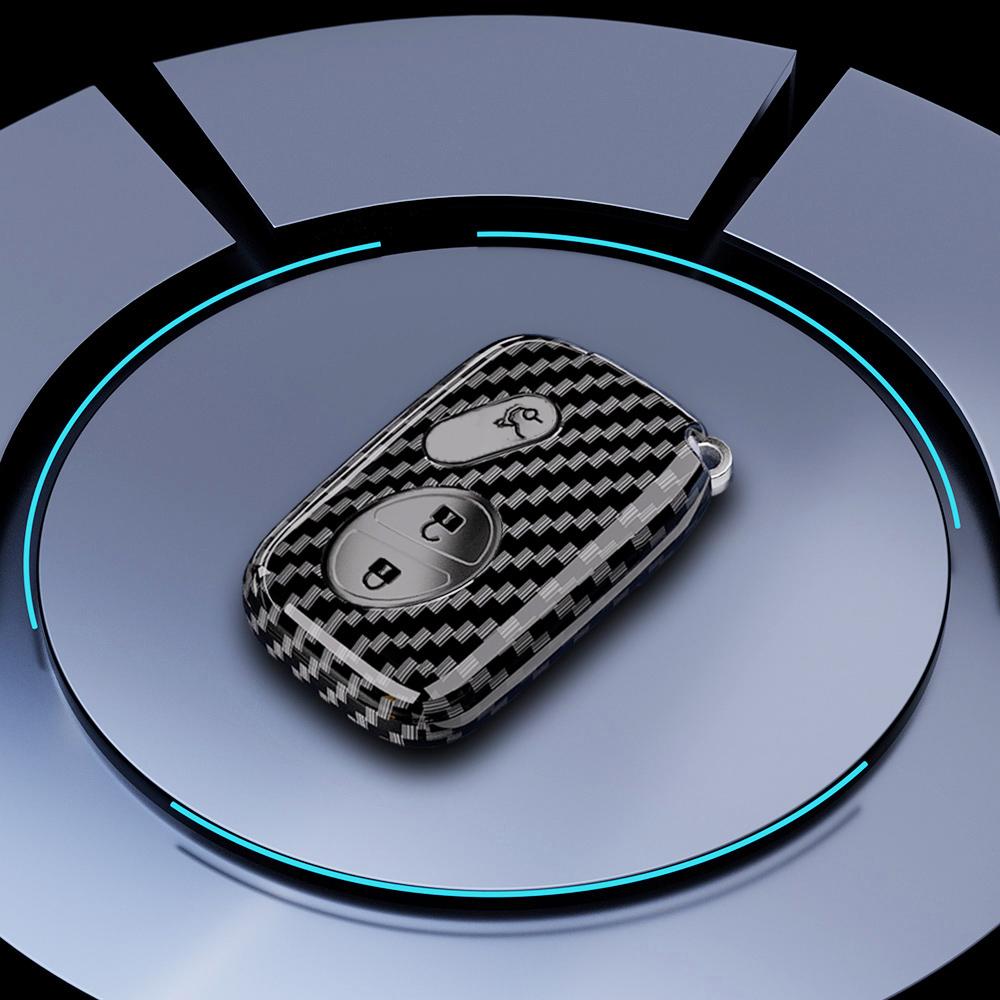 4 Buttons Carbon Abs Car Key Case Cover Fob For Lexus Gs430 Es350 Gs350 Lx570 Is350 Rx350 Is250 Key Shell