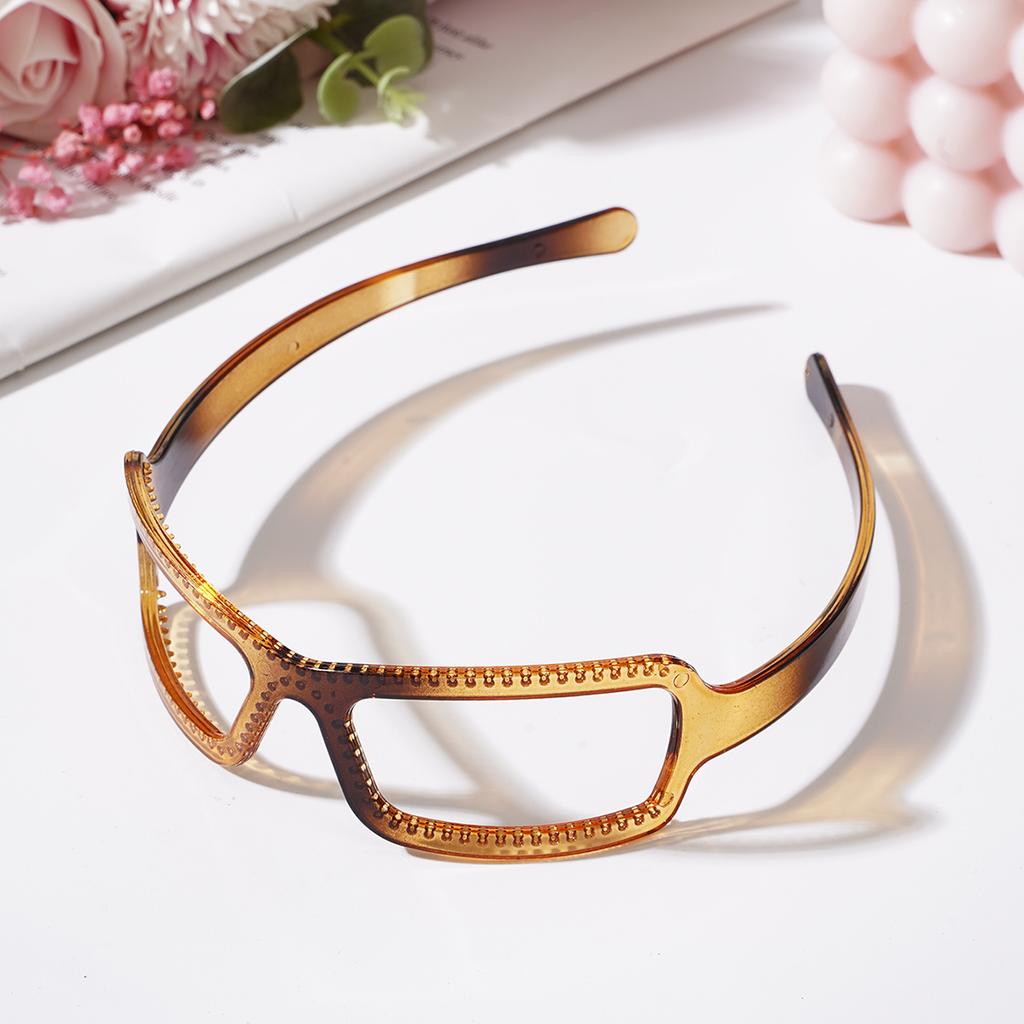 Sunglasses Frame Shape Hair Hoop Glasses Hairband For Women Girl Sweet Fixed Headband Hair Ornament Fashion Hair Accessories