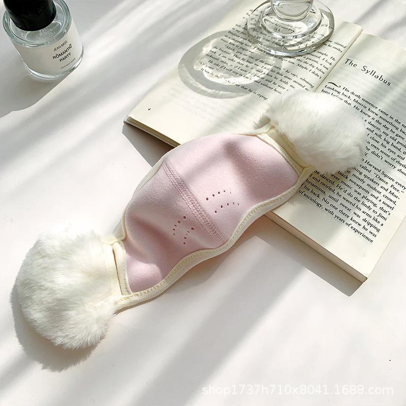 

Детская ветрозащитная маска-наушник, дышащая и моющаяся защита ушей для мальчиков и девочек - идеально подходит для осени и зимы. One Size розовый