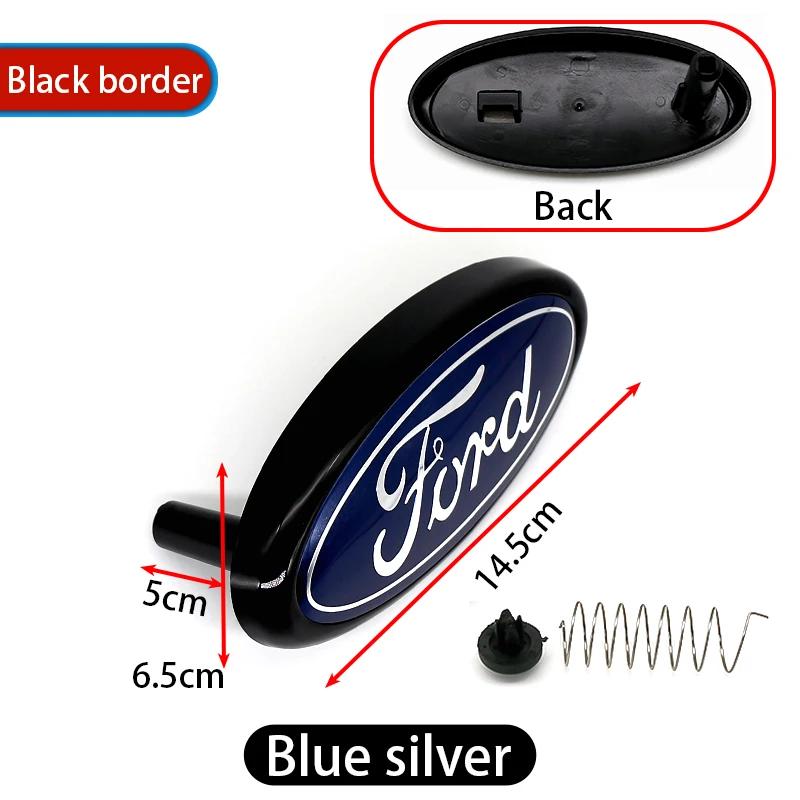 1Pc For Ford Mondeo Focus Fusion MK2 MK4 F150 F250 Emblem 14.5cm Car Front Head Hood Bonnet Logo Rear Trunk Badge Sticker