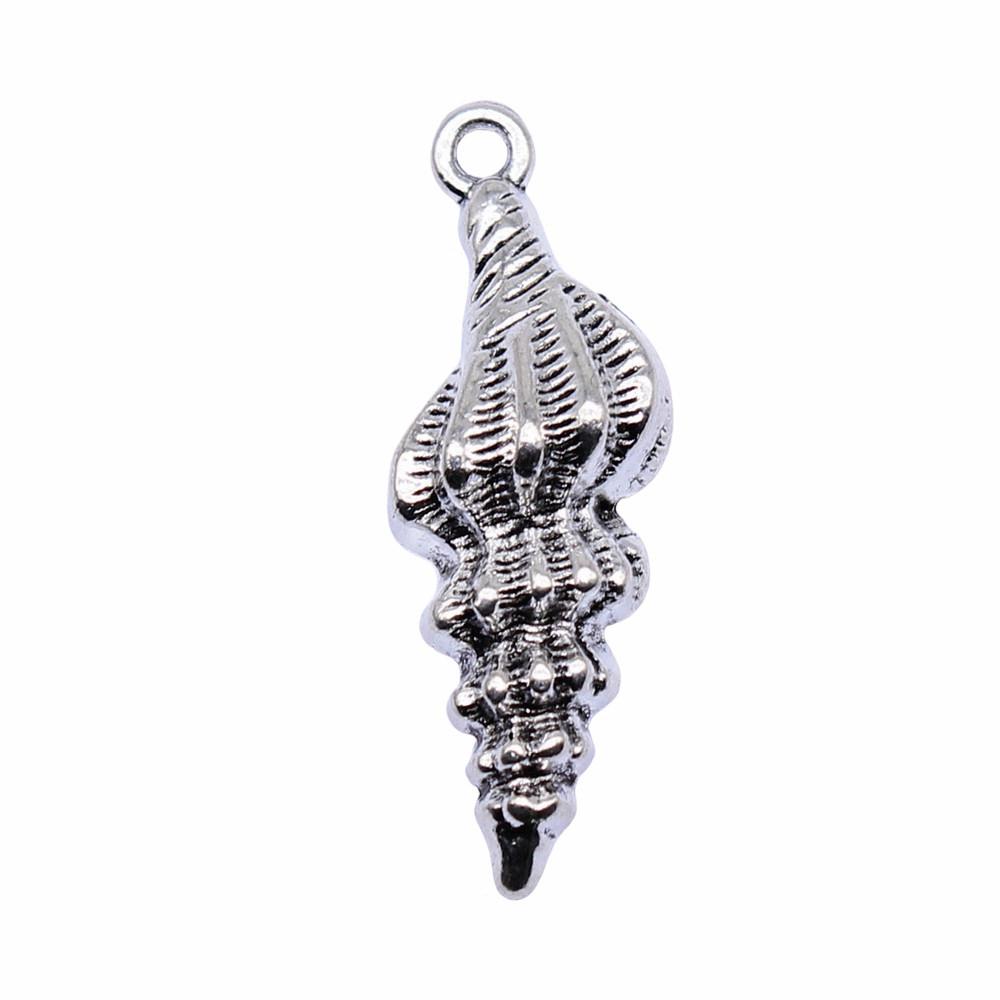 Shell Charms Multi Color Alloy Pendants For Beach Themed DIY Jewelry Accessories