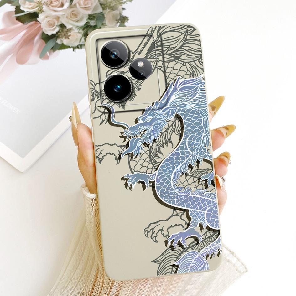 Für Realme GT 7 Hülle RMX5061 Kreatives Cartoon-Katzen-Süßigkeiten-Bemaltes Cover Weicher Silikon-Stoßfänger Für Realme GT7 Pro 7T RealmeGT7 Funda