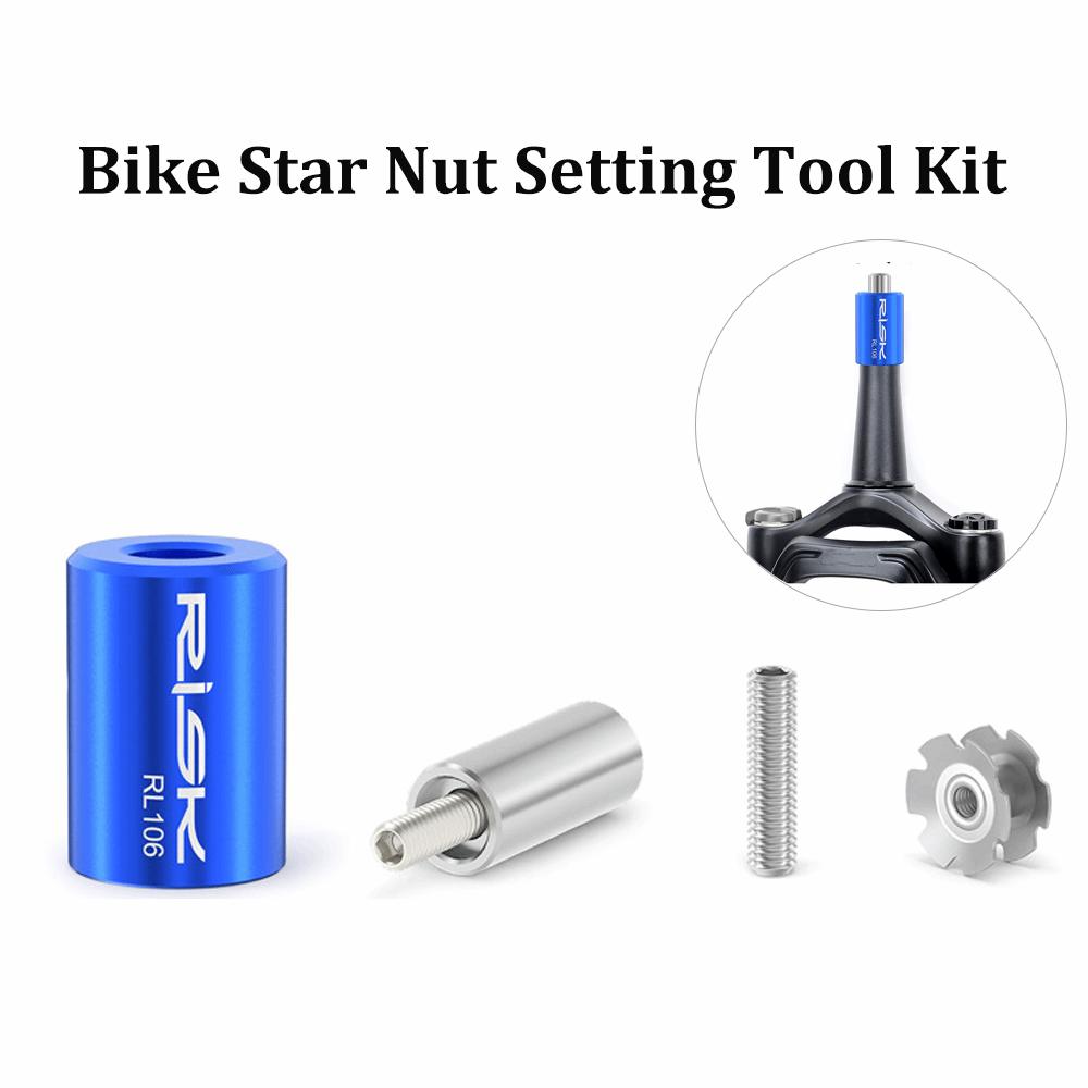 Portable Bike Star Nut Setting Tool Bicycle Fork Repair Installer Tool  Fork Star Nut Installation