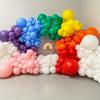 144 Pride Moon Rainbow Birthday Balloon Set for Wedding, Party, Anniversary, Graduation Decoration, Theme Festival Decoration