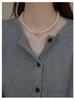Niche Korean-Style Pearl Choker Necklace: Strong Luster Imitation Pearls for Women