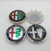 4 stuks 60 mm 10 pinnen Voor 147 156 159 Auto-embleem Velgnaaf Centerkap Badgehoezen sticker Decals Stylingaccessoires
