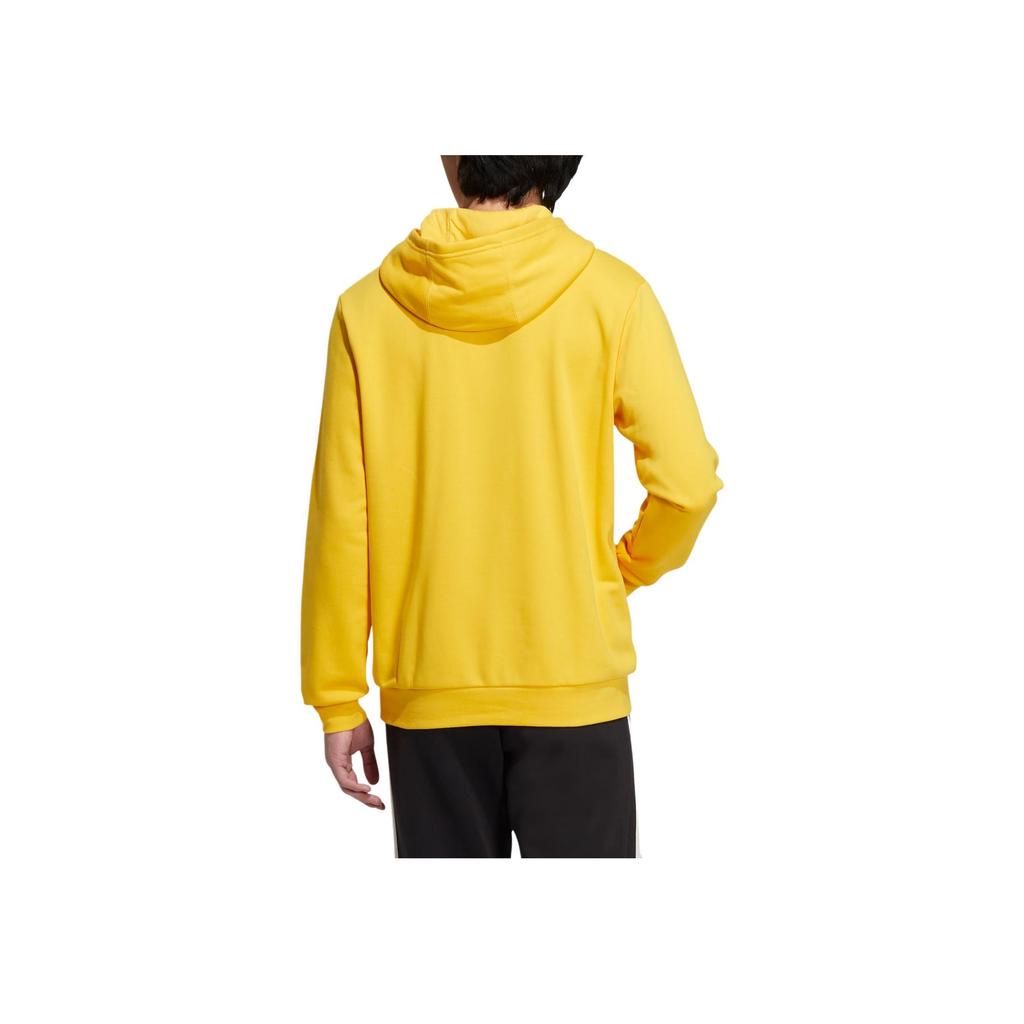 Adidas Neo Essential Logo Print Hoodie Unisex Hoodie Yellow HM2010