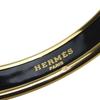 Used HERMES Bracelet Emaille PM Metal 22g Multicolor Gold Sailing Ship