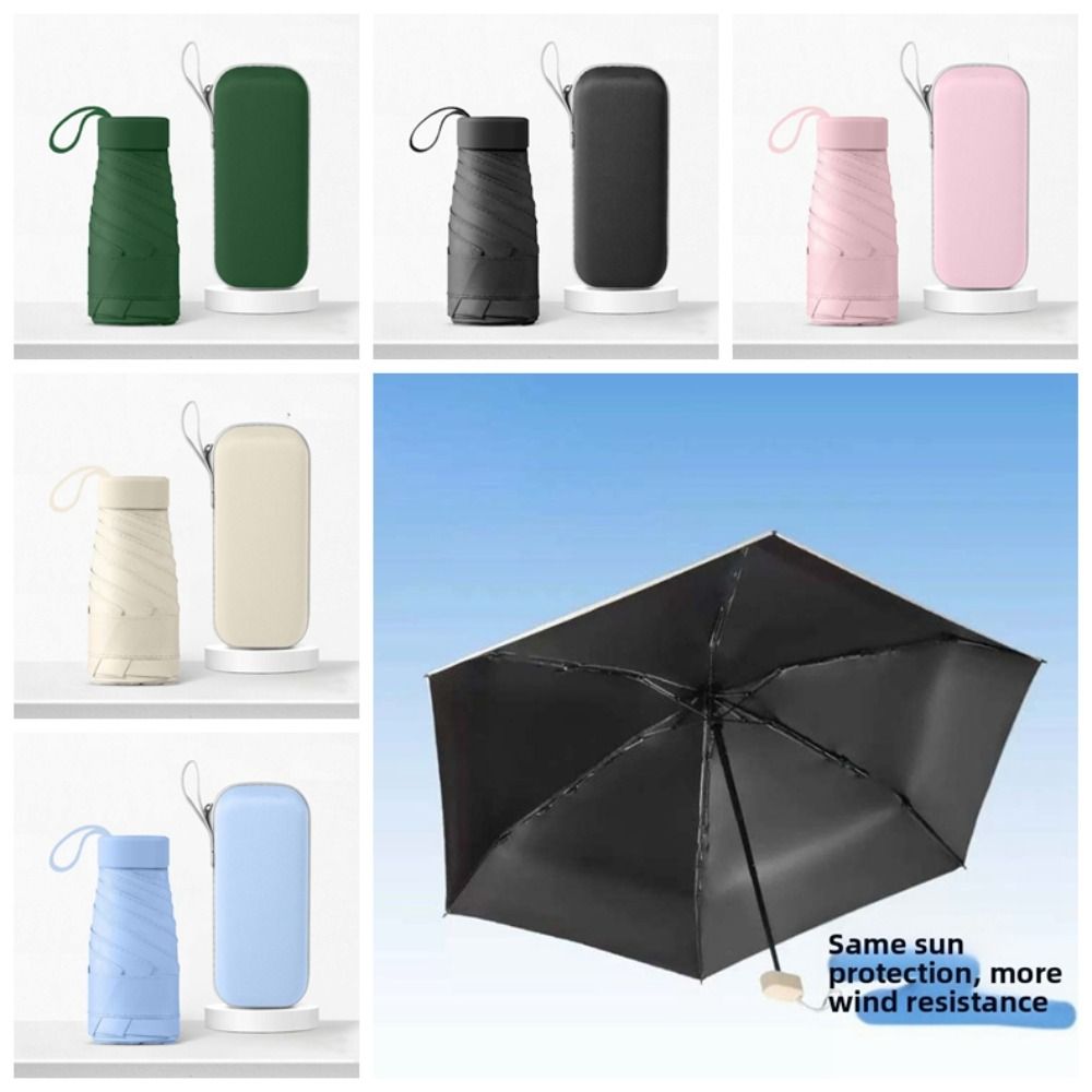 High-end Pocket Manual Umbrella UV Protection Compact Portable Brolly  Daily Use