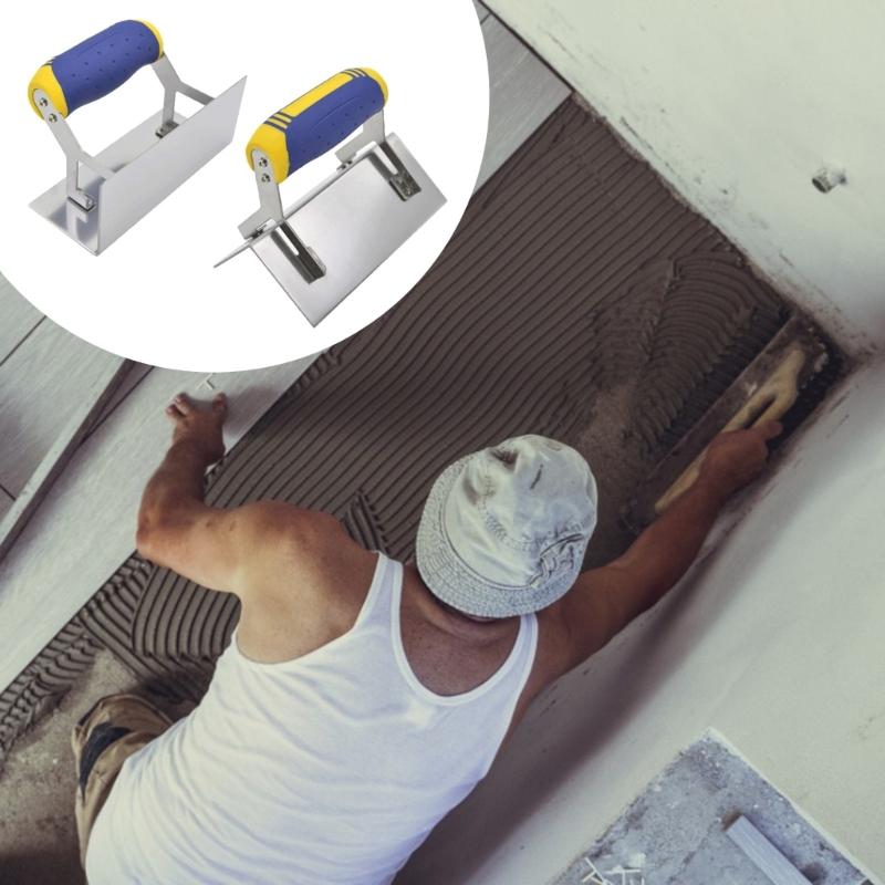 Inner Outer Corner Trowel Internal External 90 Degree Sheet Rock Stainless Steel Drywall Corner Trowel Repair Tool