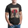 Japanese Art Samurai Vintage Fighter Retro Design T Shirt Men T Shirt Summer anime Cotton T-shirt Tees Streetwear Harajuku