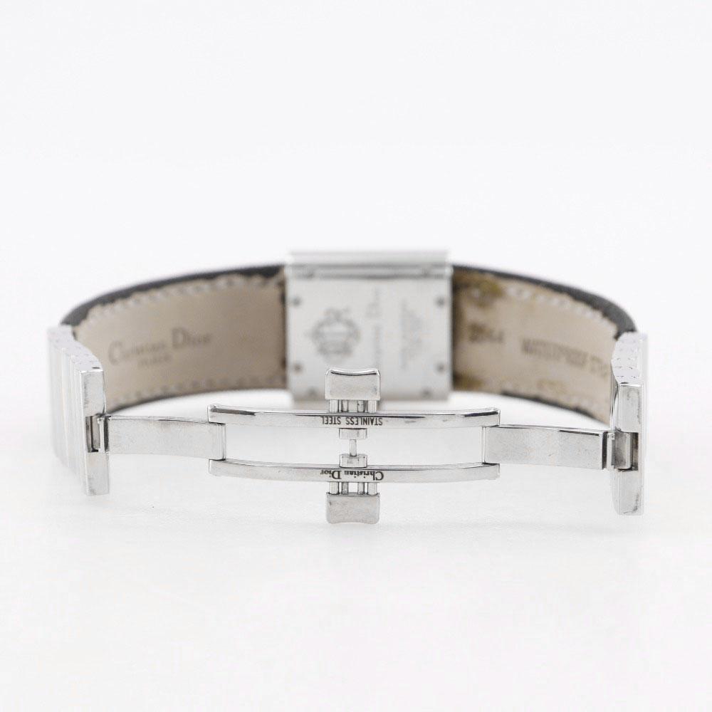 Dior Riva Watches D80-100 SilverDial Stainless Steel/canvas Quartz Analog display Women Used