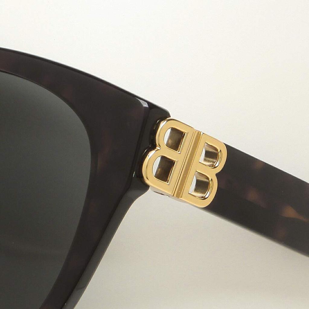 Sunglasses Eyewear Size 57 Green Brown Asian Fit BALENCIAGA BB0103SA 002 Brand Sunglasses Boston [Balenciaga] Women's [Used]