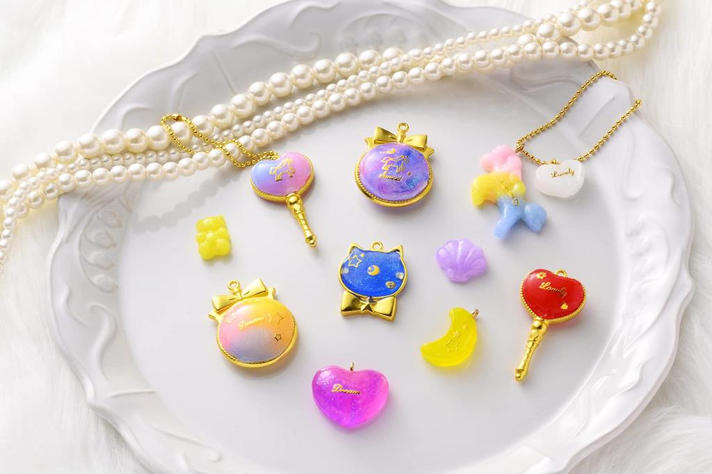 Gakken Shiny Accessories Made with Candy Clay 6 and Q750832 Girls' Craft (Ages Up)
