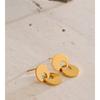 Eetit Glossy Stainless Steel Round Drop Dangle Earrings 18K Golden Plated Minimalist Daily  Versatile Jewelry Wholesale