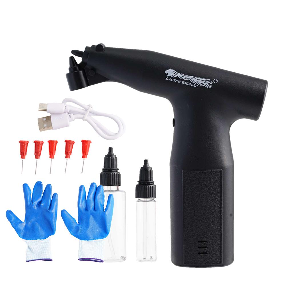 Professional Electric Spray Gun Pen Air Pump Kit Rechargeable For Car Paint Interior Wheel Hub Liquid Spray Gun