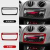 Carbon Fiber Interior Center Console CD Frame Trim Sticker for Seat Ibiza 6J 2009-2014 LHD/RHD
