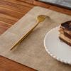 Nordic Thickened PU Leather Placemats Fabric Texture Rectangular Table Mats Hotel Dining Room Decor Durable Home Table Protector