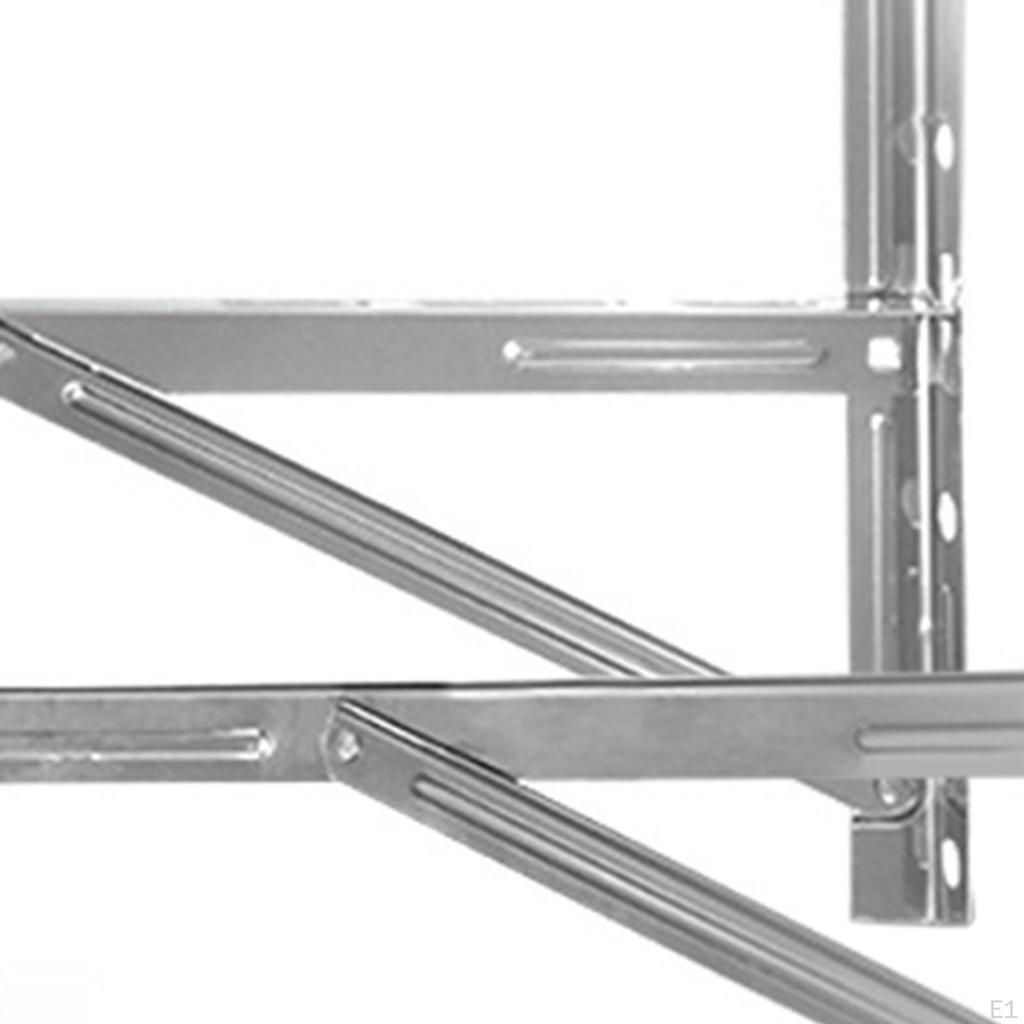 1.5P Air Conditioner Support Bracket Wall Mounting 1.25 Mm Thick Heavy Duty Split Holder