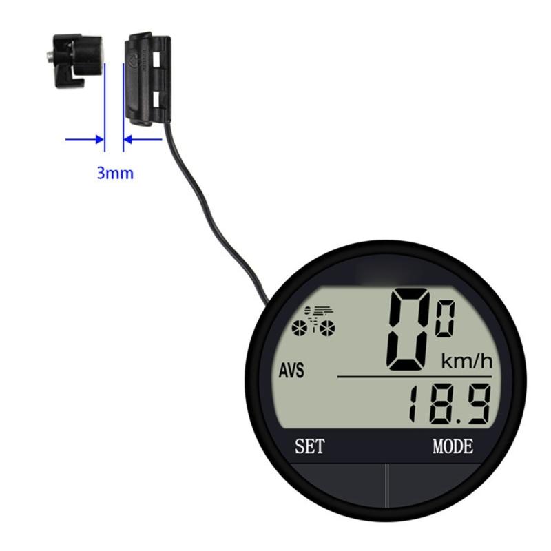 Speed Counter Code Table Bike Ride Speedometers Odometers Cycling Speed Counter for Various Weather Conditions
