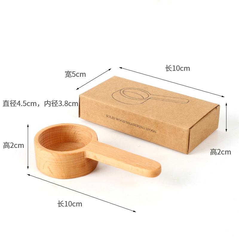Wooden Measuring Spoon Set Kitchen Measuring Spoons Tea Coffee Scoop Sugar Spice Measure Spoon Measuring Tools for Cooking Home