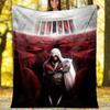 1pc Assassin's Creed Theme Blanket - Digital Print, Polyester, Cozy for All Seasons, Perfect for Outdoor, and Travel