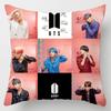 Bts Bangtan Boys Cushion Cover Decorative Soft Pillow Case Sofa Car Cover Throw