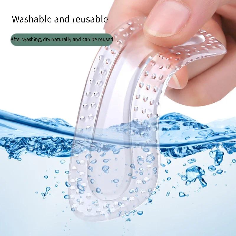 Gel Heel Protectors for Women 1 Pair Non Slip Silicone Foot Cushion Pads Foot Care for High Heels Party Wear