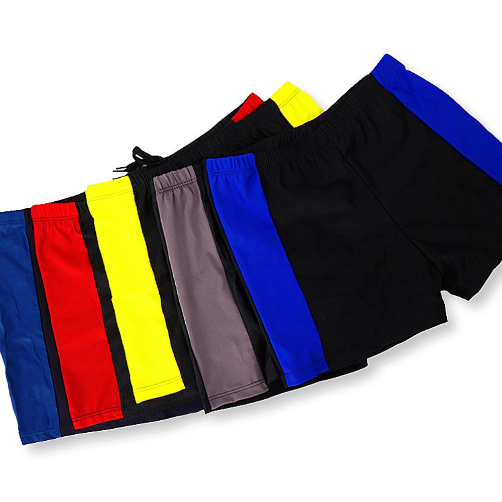 Men s Plus Size Quick-Drying Square Leg Swim Trunks - Breathable, Loose-Fit Polyester with Drawstring 4XL (70-85 kg)