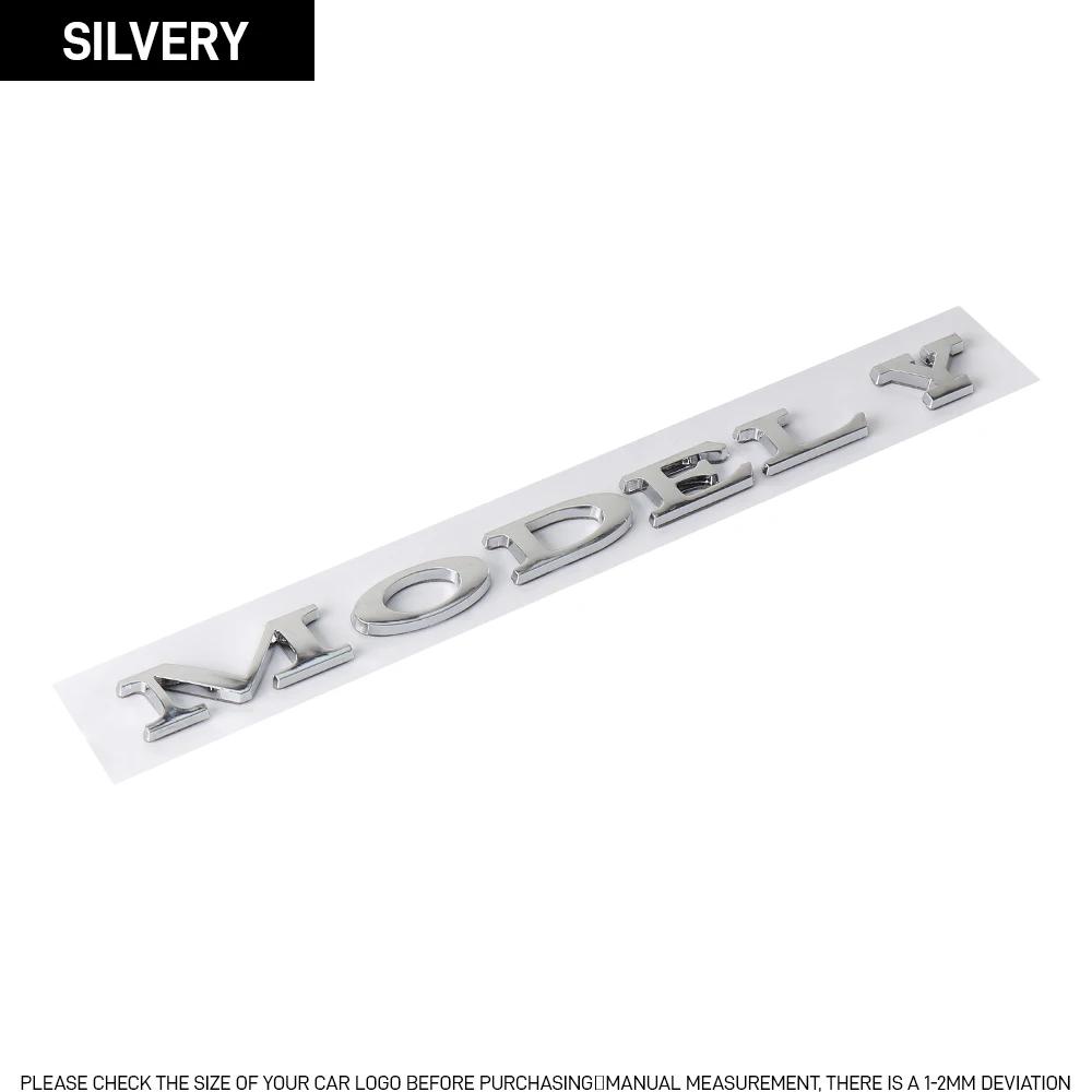 Autoaufkleber 2025 Neu Tesla Auto Außen Dekor ABS Auto Heckklappe Kofferraum Motorhaube Aufkleber Emblem Abzeichen Aufkleber Für Tesla Modell