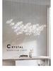 Modern French Crystal Chandelier: Luxury Pendant Light for Dining Room, Restaurant, Cafe, or Bar