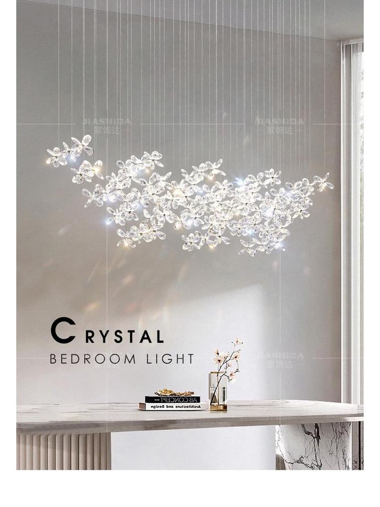 Modern French Crystal Chandelier: Luxury Pendant Light for Dining Room, Restaurant, Cafe, or Bar