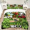 Set Biancheria da Letto 3 Pezzi Ben 10 Alieni Include 1 Piumone + 2 Federe, Senza Imbottiture per Cuscini, Morbido Confortevole,a0910252