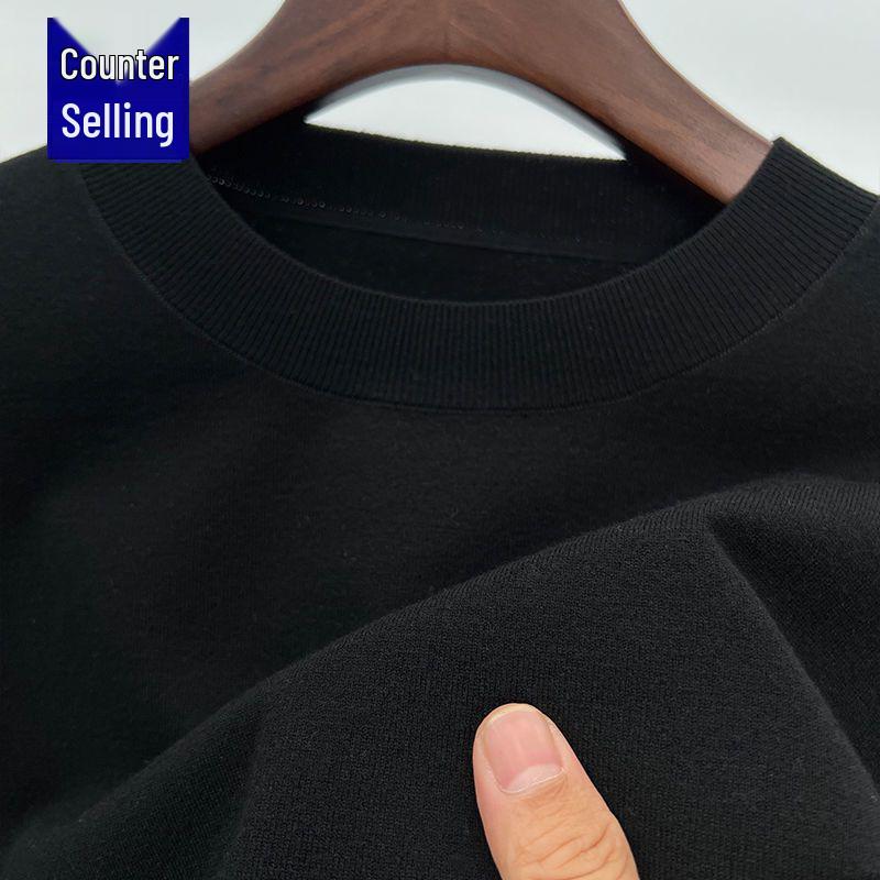 Romon Men's Wool Blend Crew Neck Sweater - Pure Color Long Sleeve Knitwear for Spring & Autumn