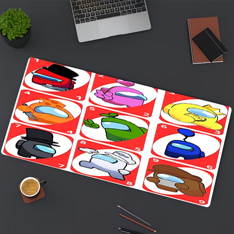 Among Us Print Mouse Pad, for Keyboard Pad Laptop PC Mat for Office Home Use, Desk Decor, Perfect Birthday Gift for Gamers