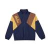 New Era Logo Color Block Long Sleeve Stand Collar Jacket Unisex jackets Navy-Blue 12877370