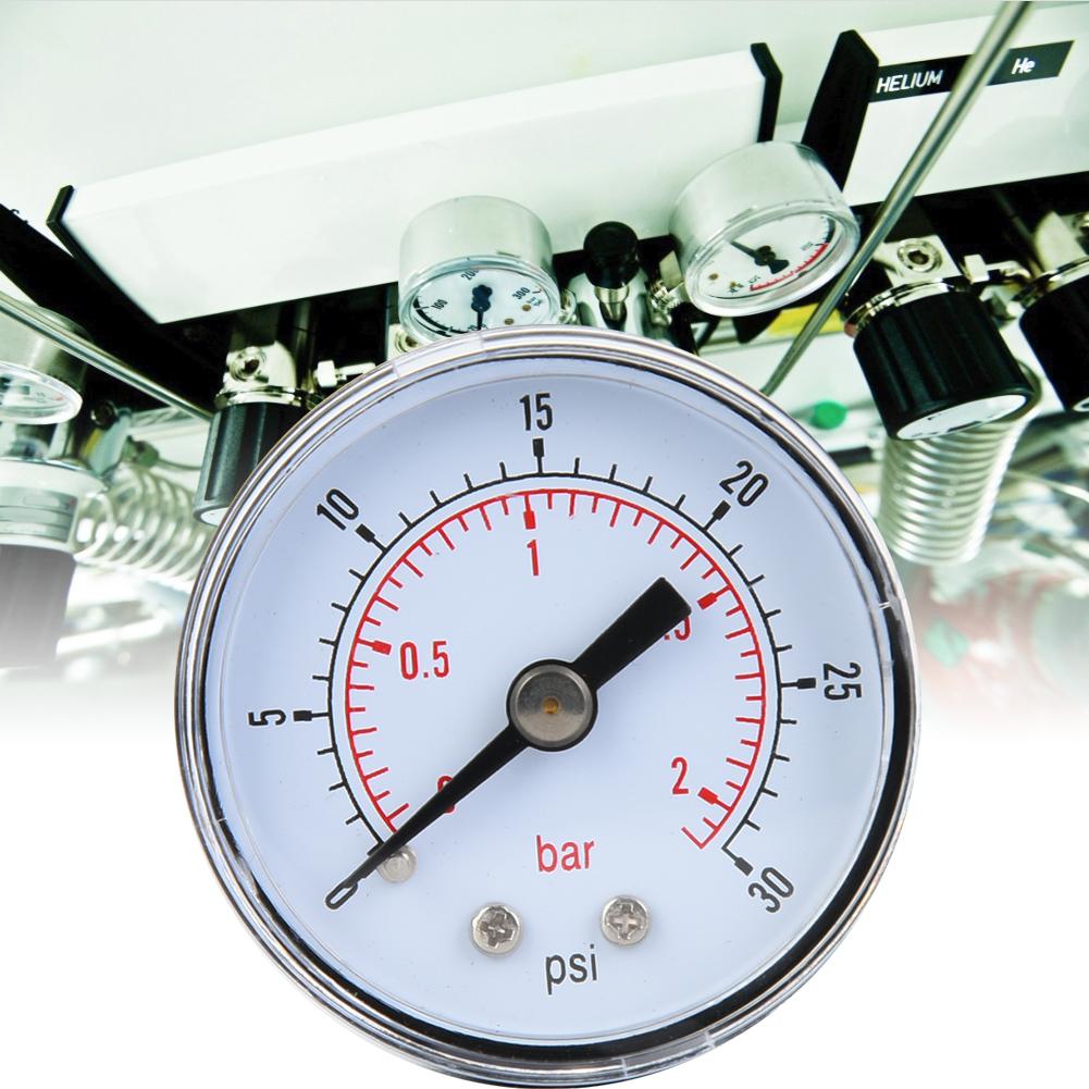 Mechanical Pressure Gauge for   Oil Water 1Celsius8inch BSPT Back Connection (0-15psi 0-1bar)