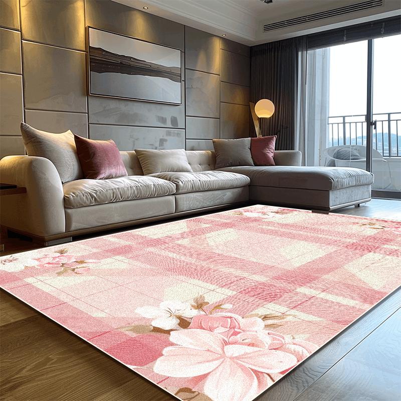 Modern Pink Geometric Carpet for Living Room Large Area Decoration Home Rugs for Bedroom Soft Non-slip 200x300 Lounge Sofa Mat