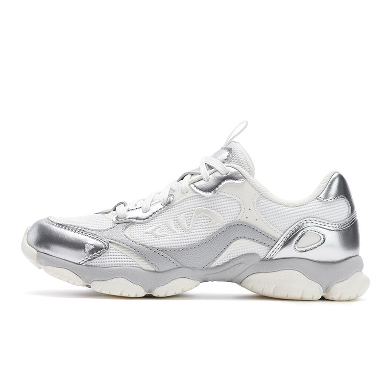 

Fila Туфли с кошачьей лапкой Fluid 6 ST Современная мода Удобные Универсальные Простые Спортивные Повседневные Женские Кроссовки Серые Белые F12W521107FSC 36