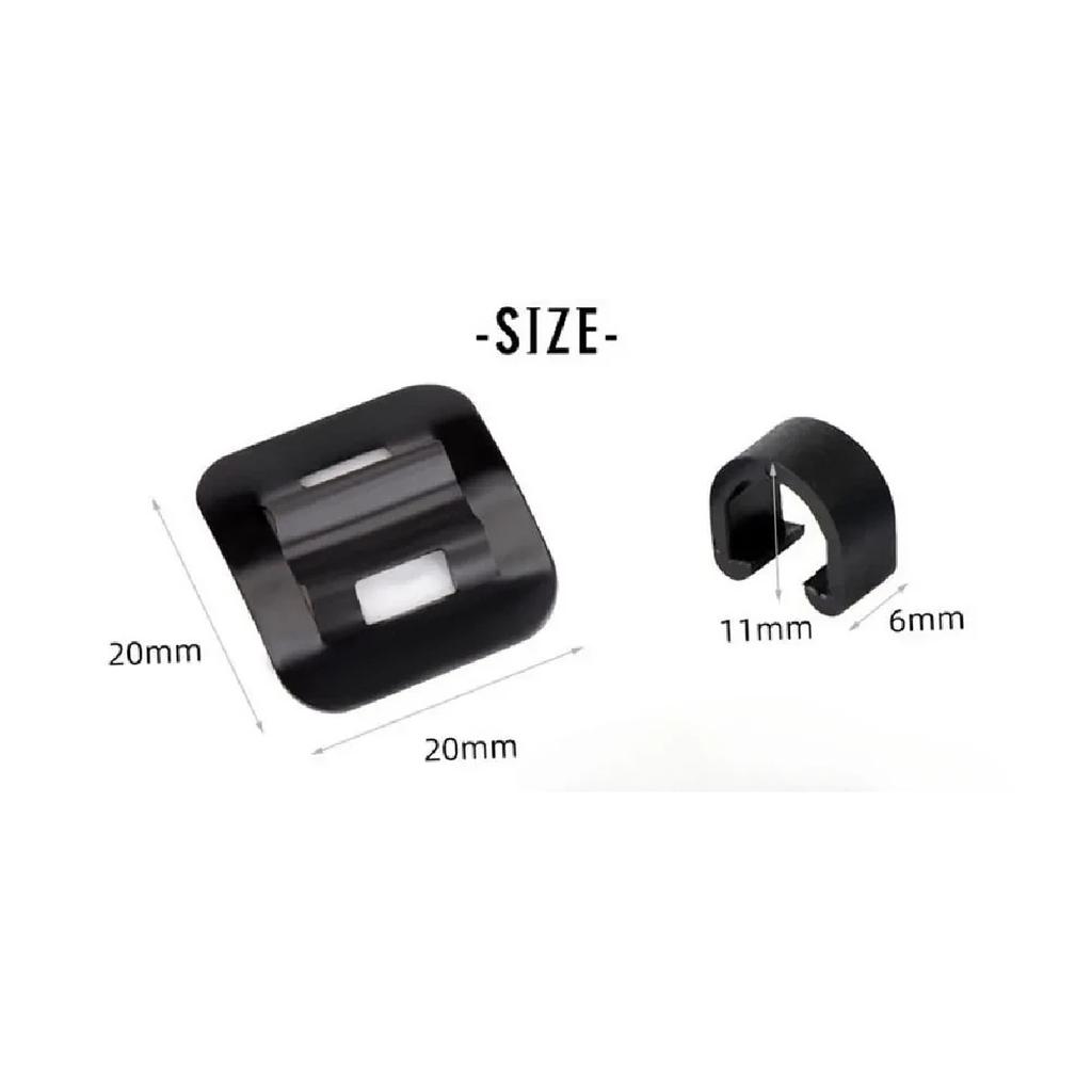 Aluminum Bike Oil Tube Fixed Clamp Conversion Trap Adapter Bicycle Shifter Brake Cable Set Frame U Buckle Tube Clip Guide