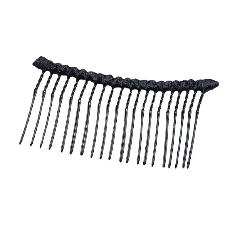 Monochrome Black Hair Comb & DIY Light Board for Spring/Summer - Simple Bangs Accessory & Hairpin