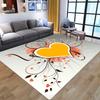 Flowers And Plants Printed Carpet Living Room Modern Home Sofa Coffee Table Bedroom Full Bedside Floor Mat