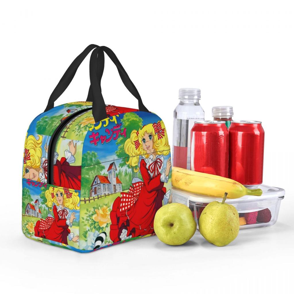 Custom Candy Candy Lunch Bag Men Women Cooler Thermal Insulated Lunch Box for Adult Office