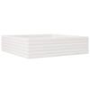 Plant Pot White 90x90x23 Cm Solid Pine Wood