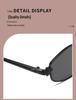 Ultra-Light Retro Gold Wire Sunglasses - Unisex, Tea-Colored, UV Protection